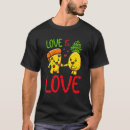 Recherche de ananas drôle tshirts Amour
