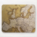 Zoek naar oude kaart muismatten Europa