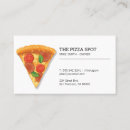 Recherche de tranche cartes visite Tranche de pizza