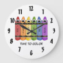 Recherche de couleur orange horloges Pour enfants