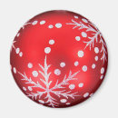 Recherche de boule neige magnets Rouge