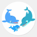 Zoek naar leuke dolfijn stickers Cartoon