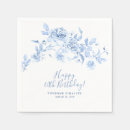 Recherche de joyeux anniversaire serviettes Classique