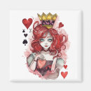 Recherche de alice pays merveilles magnets Reine des coeurs