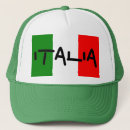 Recherche de drapeau italien casquettes Rouge