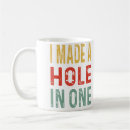 Recherche de golfeur de femme tasses Trou en un