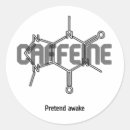 Recherche de molécules autocollants Caféine