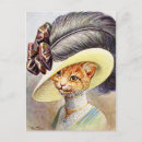 Recherche de chats anthropomorphes cartes postales Vintage
