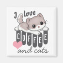 Recherche de coffee refrigérateur magnets Chaton
