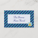 Recherche de déplacement cartes visite Déplacé