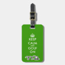 Recherche de les joueurs de golf bagages étiquettes Vert