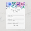 Recherche de fleur 11x16 invitations Baby