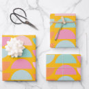 Recherche de forme géométrique papier cadeau Jaune