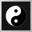 Recherche de yin yang posters Noir et blanc