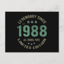 Recherche de 1988 anniversaire cartes Pour tous
