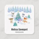 Zoek naar kerstmis boom visitekaartjes Winter