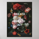Zoek naar ademhaling posters Meditatie