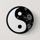 Recherche de ying yang badges Noir