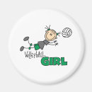 Recherche de fille de volleyball magnets Enfants