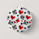 Zoek naar speelkaarten buttons Hart