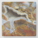 Zoek naar kristallen onderzetters Patroon