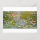 Zoek naar waterlilies briefkaarten Schilderij