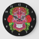 Recherche de crâne rose horloges Fleurs