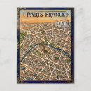 Recherche de plan de paris cartes postales Tour eiffel