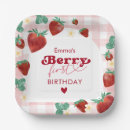 Recherche de fruit assiettes en papier Rouge