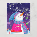 Zoek naar kerstmis briefkaarten Sneeuwman