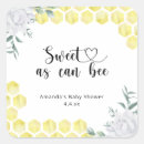 Zoek naar zoete honing stickers Geel