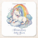 Zoek naar unicorn onderzetters Baby shower