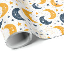 Recherche de étoile jaune papier cadeau Lune et étoiles