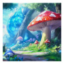 Recherche de forêt enchantée posters Champignons