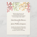 Recherche de automne mariage invitations Élégant