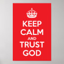 Zoek naar vertrouwen in god posters Christelijk