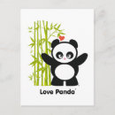 Recherche de love panda cartes postales Animaux