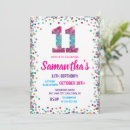 Recherche de 11 ans invitations Paillettes