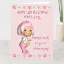Recherche de 1st anniversaire cartes Bébé