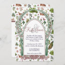 Recherche de faune mariage invitations Vintage