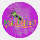 Recherche de masque vert autocollants Mardi gras