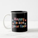 Recherche de visage heureux tasses École