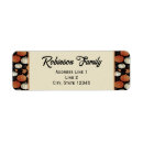 Recherche de halloween étiquettes adresse retour Foncé