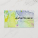 Recherche de peinture artistique cartes visite Conception