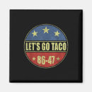 Recherche de tacos drôles magnets Rétro