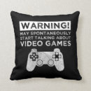 Recherche de jeux vidéo coussins Humour