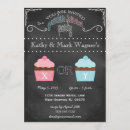 Zoek naar chalkboard gender reveal uitnodigingen Typografie