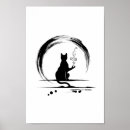 Recherche de zen méditation posters Chat