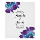 Recherche de paon mariage posters Violet