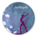 Recherche de fleurs violettes boutons et poignées de porte Girl